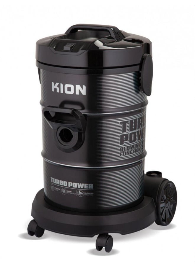 Drum Vacuum Cleaner Turbo With 4 Accessories Made In Turkey 25 L 2200 W DVC623 Multicolor