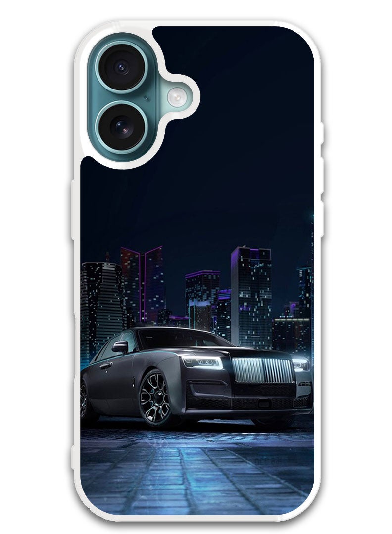 Theodor Protective Case Cover For APPLE IPHONE 16 Car (5) (White Bumper) - Image 1