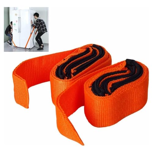 MEZON Home Carry Furnishings Easier Furniture Adjustable Moving Straps Forearm Delivery Transport Rope Belt Transport Carry Tools Heavy Weight Lifting Carry Strap Easily Move 2Pcs/Pair - Image 1