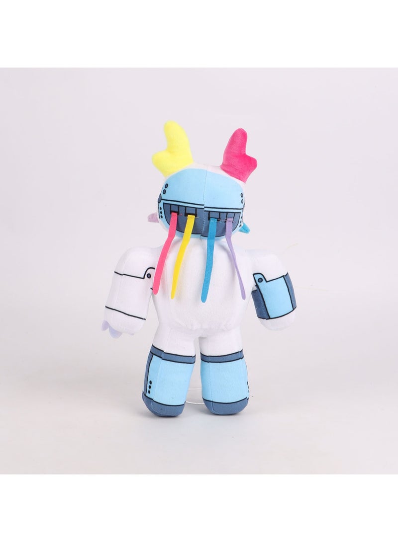 30 CM Cute White Robot Plush Toy Soft Stuffed Doll For Girls And Boys All Ages Gift - Image 3