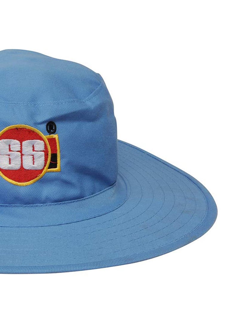 SS Cricket Sun Panama Hat (Blue) |100% Polyester  - Image 5