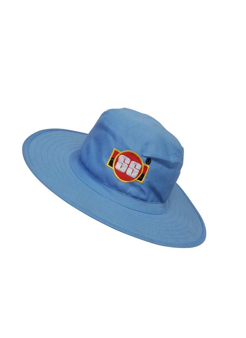 SS Cricket Sun Panama Hat (Blue) |100% Polyester  - Image 2