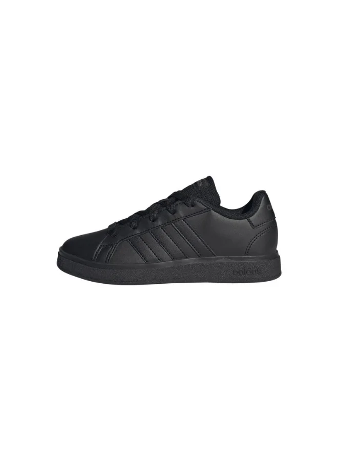 adidas أحذية رياضية للأطفال جراند كورت . كيه يو سوداء
