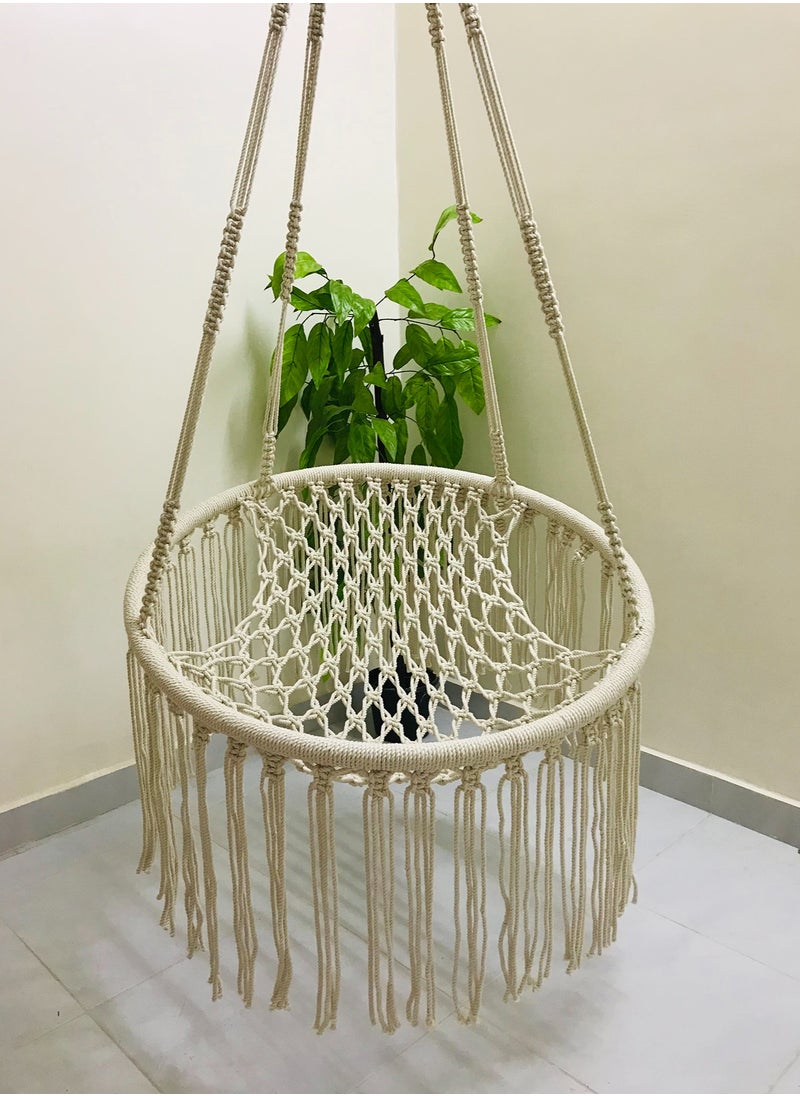 Generic - Full Back Macrame Swing - Relax - Image 1