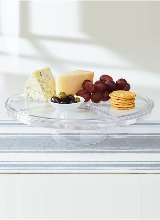 Trust - Multi-Function Acrylic Cake Stand With Lid Clear - Image 1