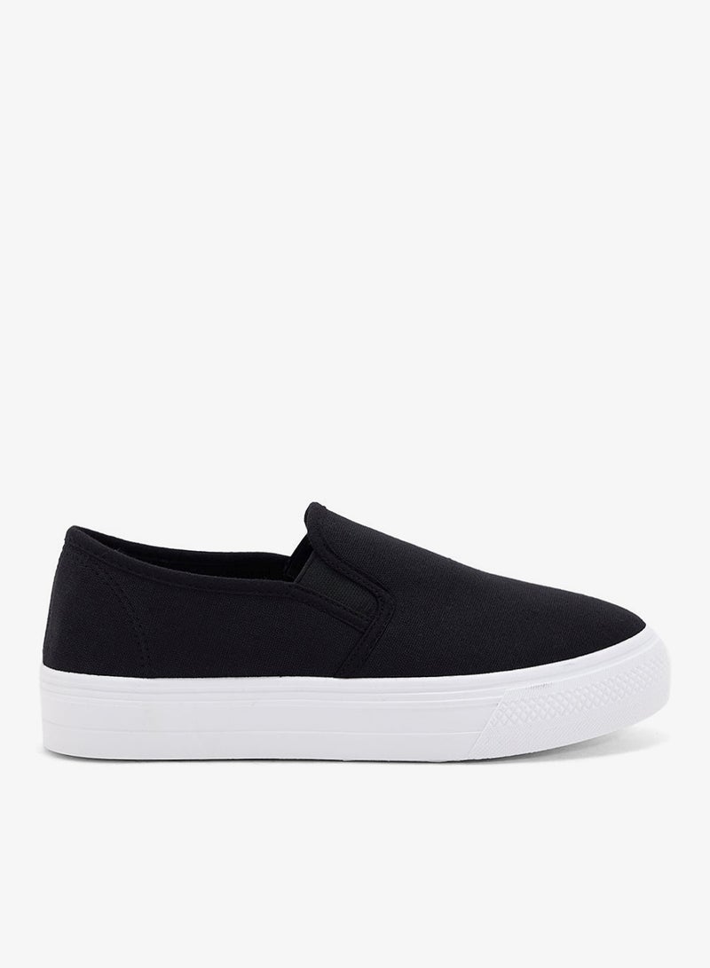 Spot-On Classic Women'S Platform Slip On - Image 1