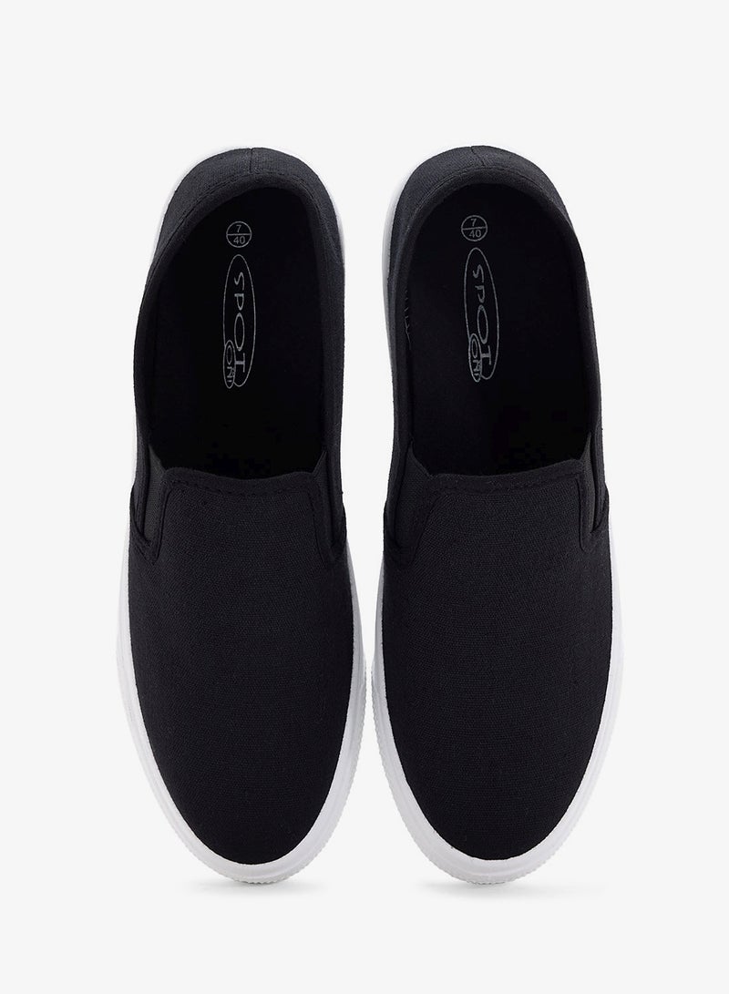 Spot-On Classic Women'S Platform Slip On - Image 4
