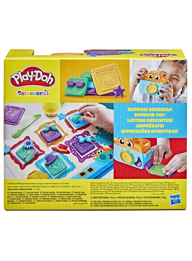 Play-Doh مجموعة بداية المرح مع بلاي دو، كاميرا ألعاب للأطفال للعب التخيلي، فنون وحرف للفتيات والفتيان 2+ مع 7 ملحقات وسجادة لعب - Image 2