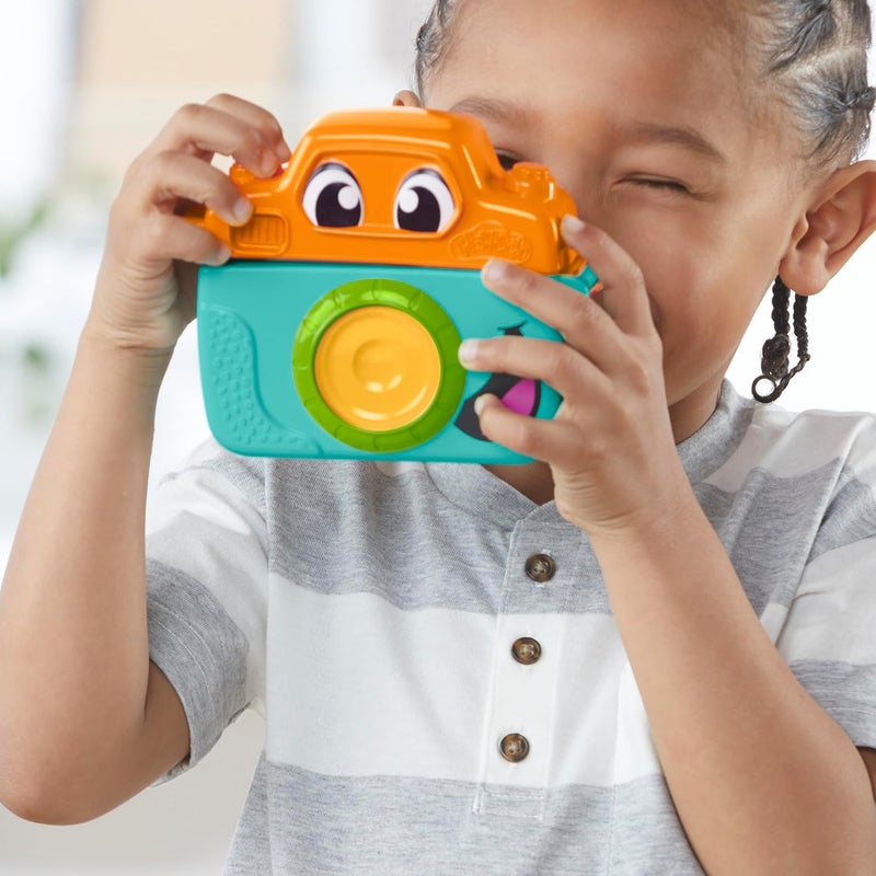 Play-Doh مجموعة بداية المرح مع بلاي دو، كاميرا ألعاب للأطفال للعب التخيلي، فنون وحرف للفتيات والفتيان 2+ مع 7 ملحقات وسجادة لعب - Image 5