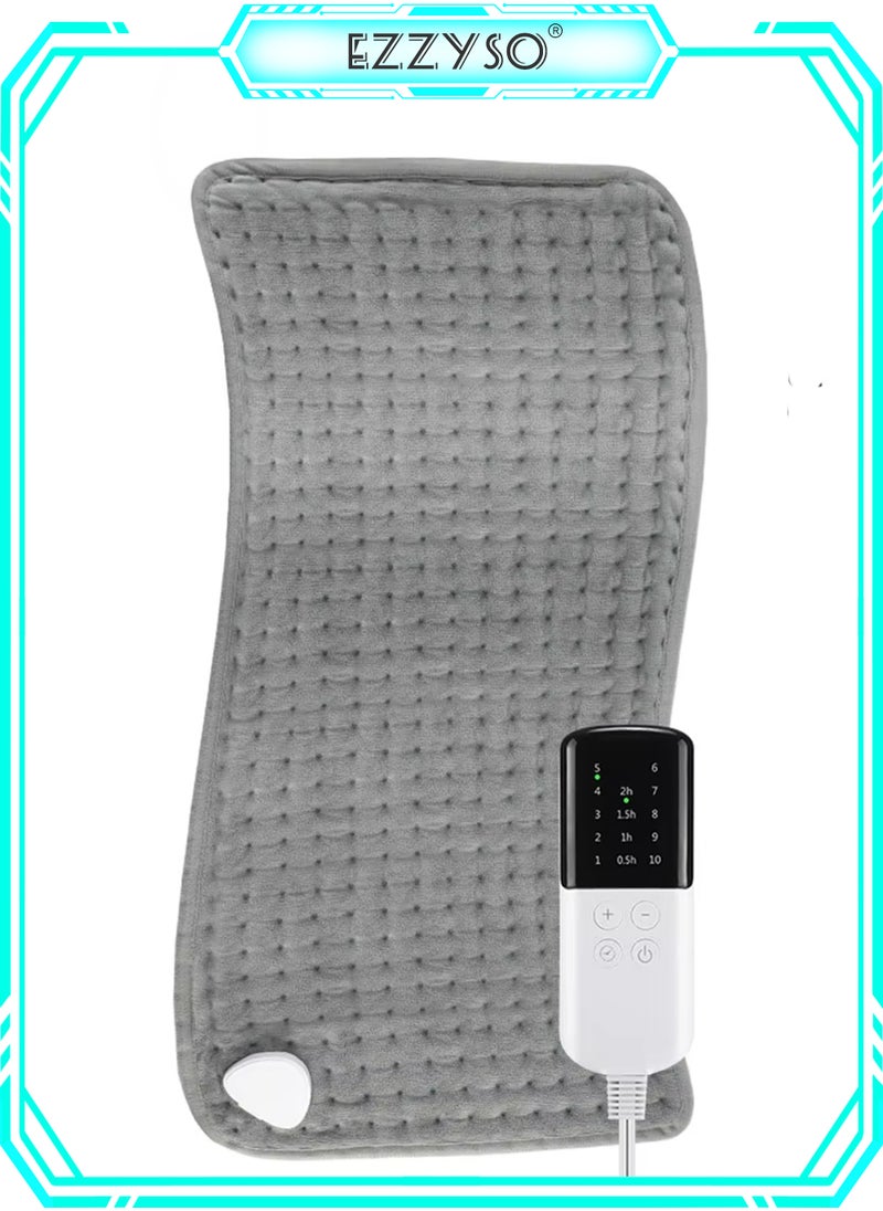 EzzySo Electric Heating Pad For Bed Sofa Body Thermal Heating Pad Household Office Washable Portable Heating Blanket 10 Heat Settings Heating Pad For Knee Neck Shoulder Back Pain Period Cramps Relief  - Image 1