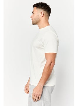RBX Men Sportswear Fit Short Sleeve Outdoor T-Shirt, Off White  - Image 2
