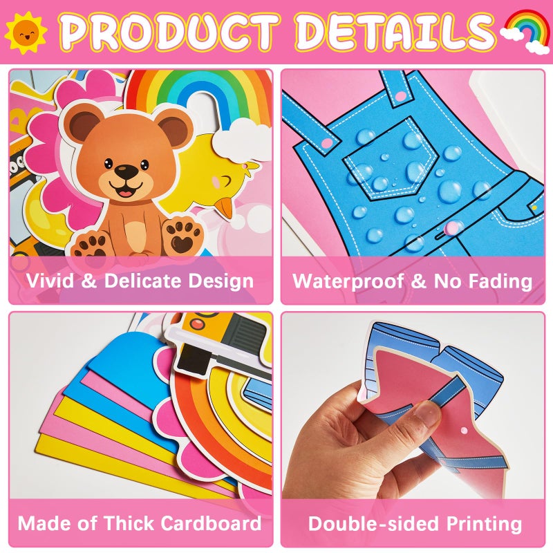 ojustbeok Girls Party Decorations Happy Birthday Banner English Teacher Honeycomb Centerpiece for Tables Cartoon Girls Hanging Swirl Decoration for English Teacher Birthday Baby Shower Party Suppliesï¼ˆCartoonï¼‰ - Image 3