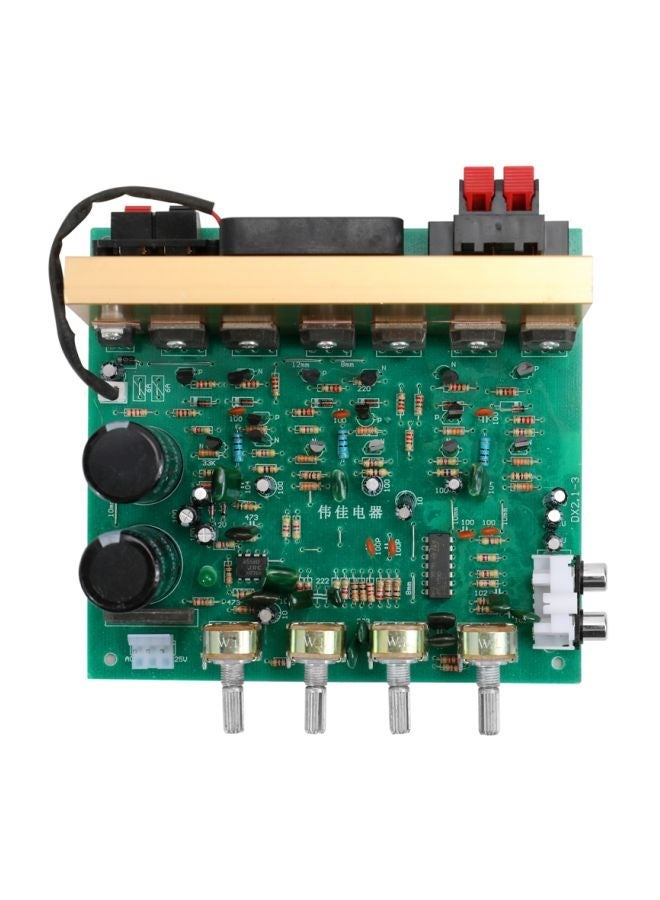 NIBEMINENT Amplifier Board Channel DX-2.1-3 Green/Gold/Black  - Image 1