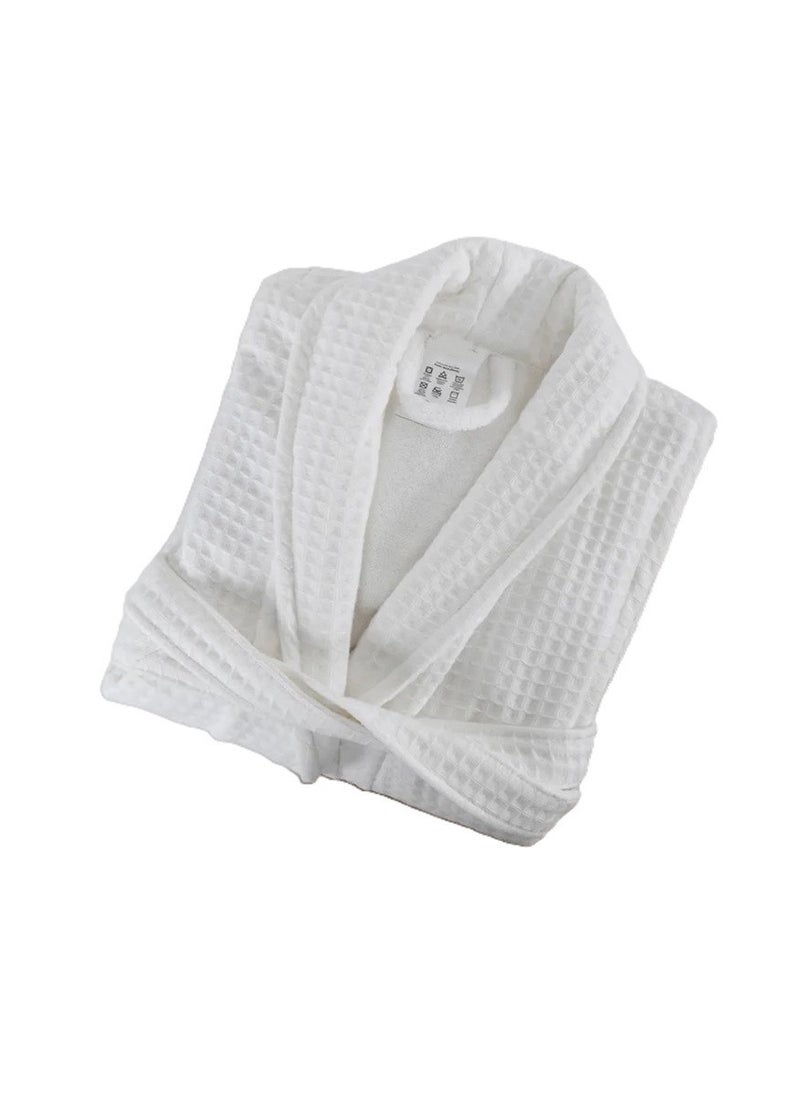 Blueberry - Lightweight Summer Fresh Cotton Unisex Spa  Bathrobe Standard Size - Image 1