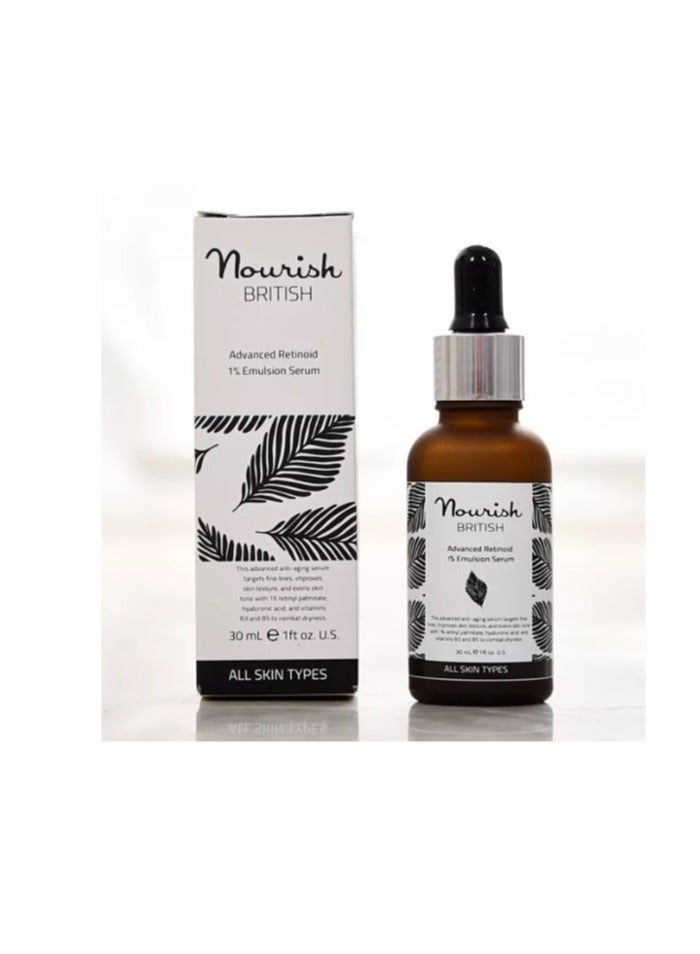 Nourish Advanced Serum Retinoid 1% Emulsion 30ml  - Image 1
