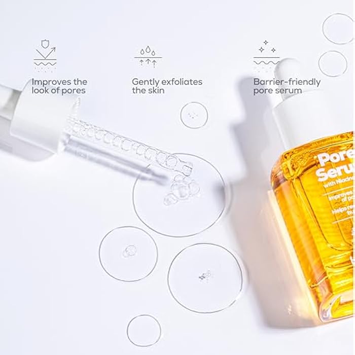 Hanhoo Pore Serum with Niacinamide, 1.01 Fl. Oz., with Niacinamide, Salicylic Acid, and Glycolic Acid, Gently Exfoliates, Clears Clogged Pores, Minimizes Enlarged Pores, Korean Skincare - Image 2
