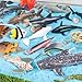 SCAHOW 18pcs Ocean Animal Figurines Realistic Sea Creatures Toys Sharks Dolphins Penguins Turtles Octpus More for Kids Toddlers 3 4 5 6 7 Years Old - Image 3
