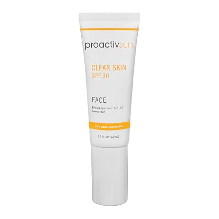Proactiv Clear Skin Face Sunscreen Moisturizer With SPF 30 - Hydrating SPF Lotion And Sensitive Skin Sunscreen For Oily Skin And Acne-Prone Skin, Oil Free Matte Skincare Sunscreen, 1.5oz - Image 1