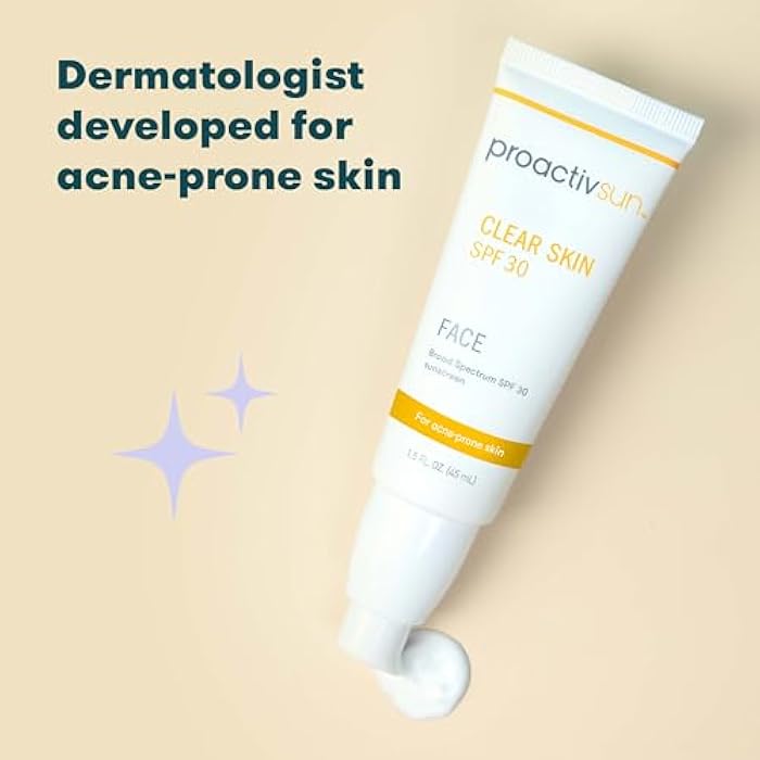 Proactiv Clear Skin Face Sunscreen Moisturizer With SPF 30 - Hydrating SPF Lotion And Sensitive Skin Sunscreen For Oily Skin And Acne-Prone Skin, Oil Free Matte Skincare Sunscreen, 1.5oz - Image 5