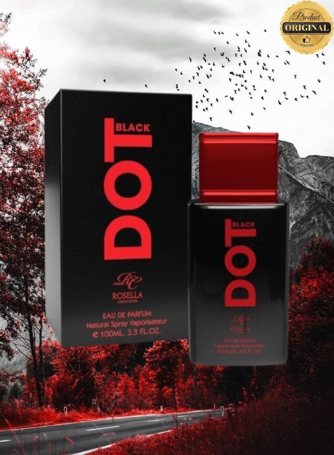 Rosella 5 Pieces Dot Black Perfume 100ML - Image 2
