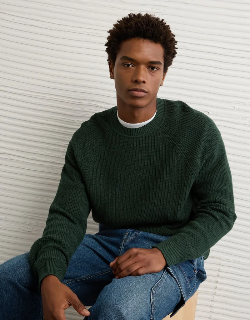 AE Shaker Stitch Sweater