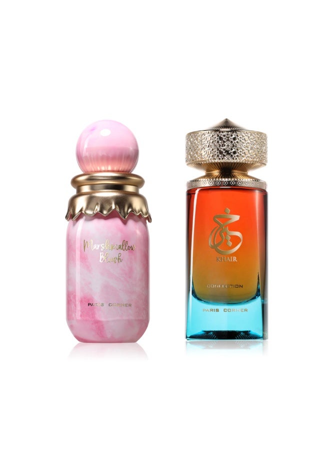 PARIS CORNER MARSHMALLOW BLUSH 100ML + KHAIR CONFECTION 100ML