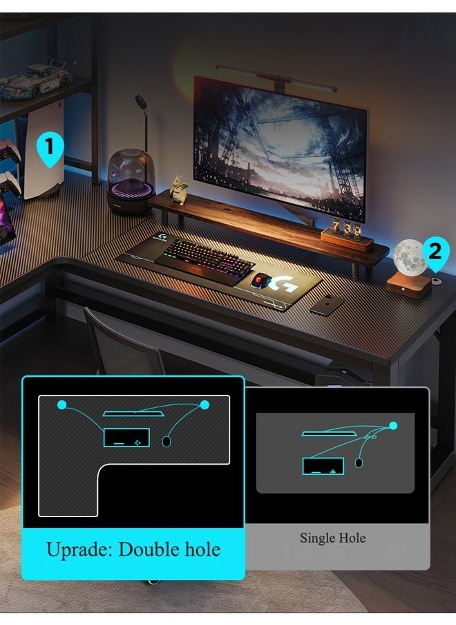 NKX - Computer and Multifunction Table Home Office Workstation 120X100 cm (Left Corner) - Image 1