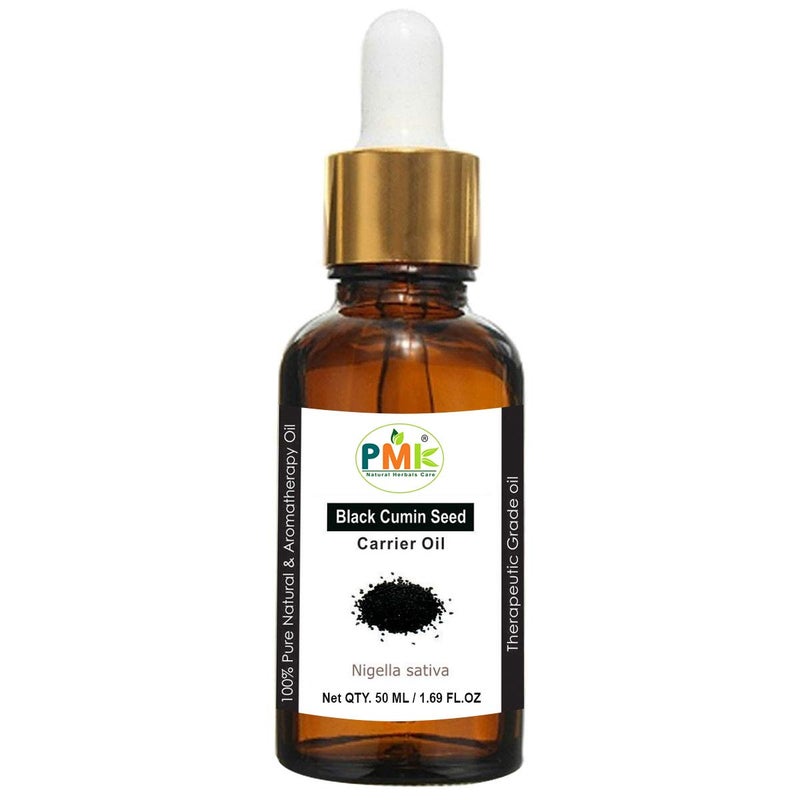PMK Pure & Natural Black Cumin Seed (Kalonji) Carrier Oil for Hair and Skin Care (50 ML)