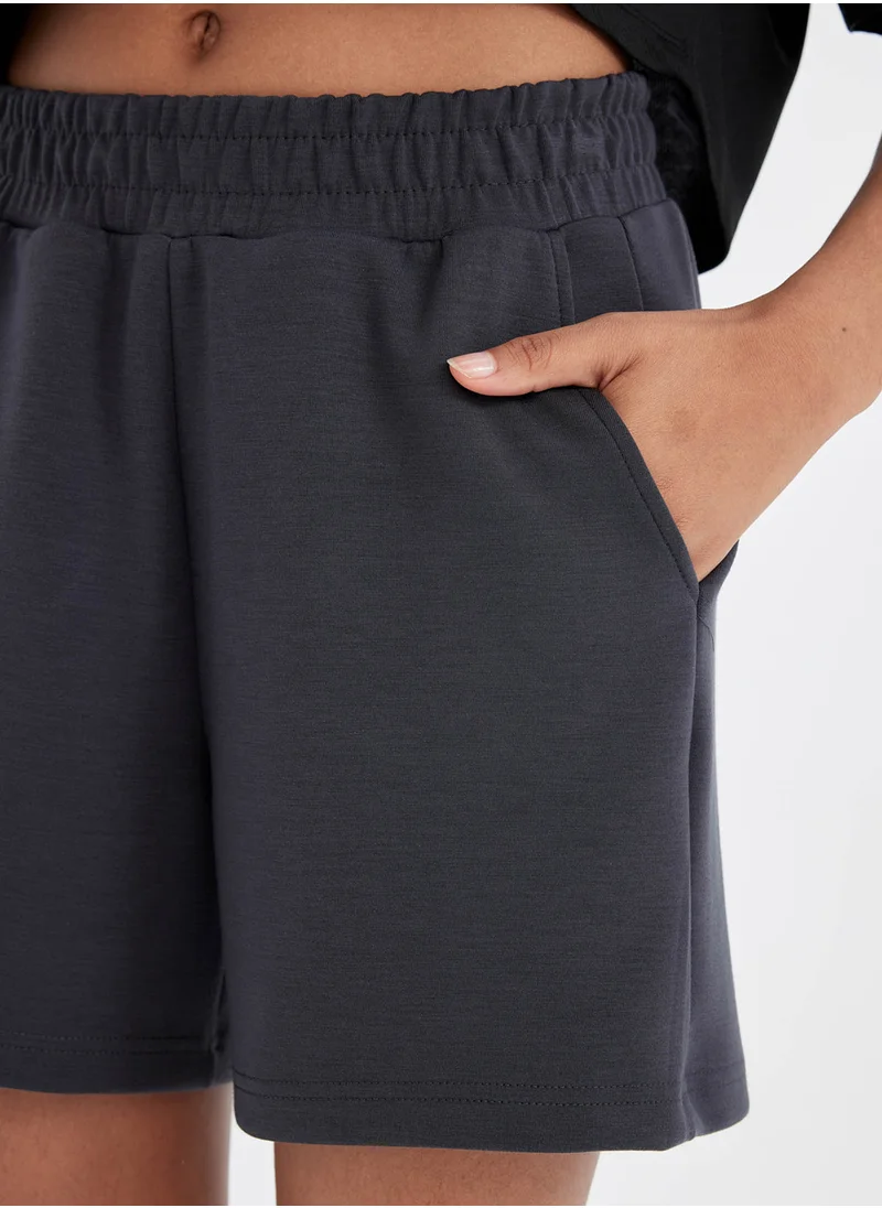DeFacto Defactofit Standard Fit Sports Short Modal Fabric
