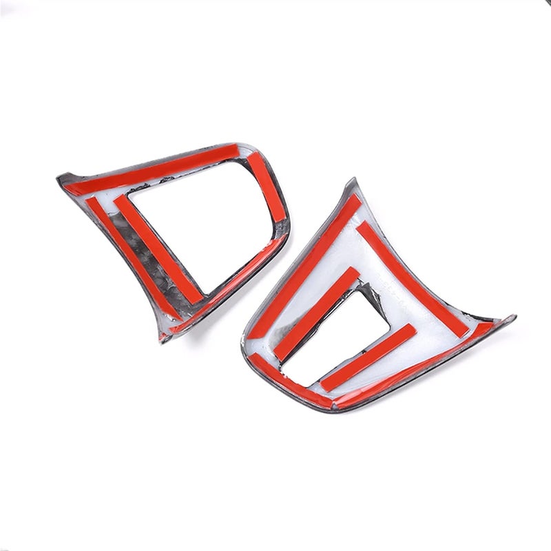 Carbon Fiber Steering Wheel Button Cover Trim for BMW - Image 3