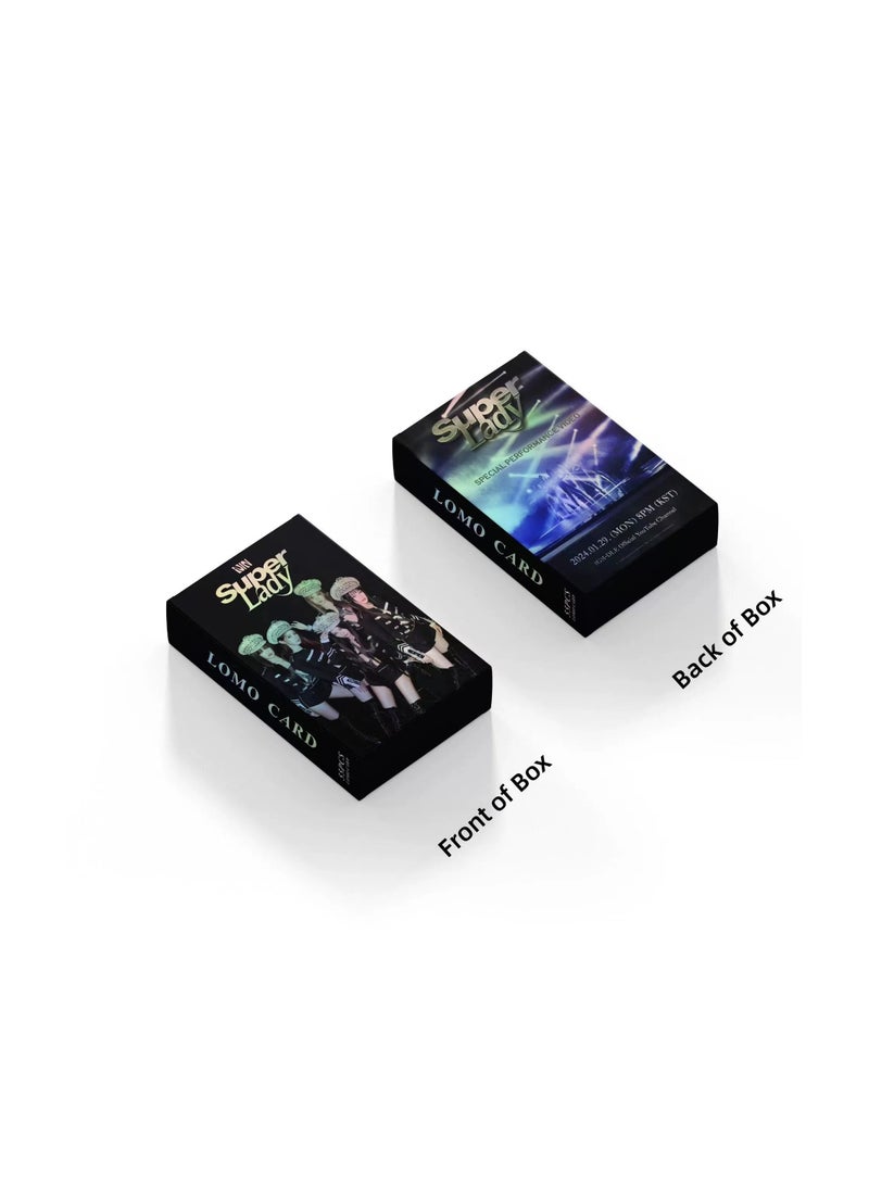 NIBEMINENT 55 Pcs Kpop (G)I-DLE Super Lady Lomo Cards Card For Fans Collection Gifts - Image 2