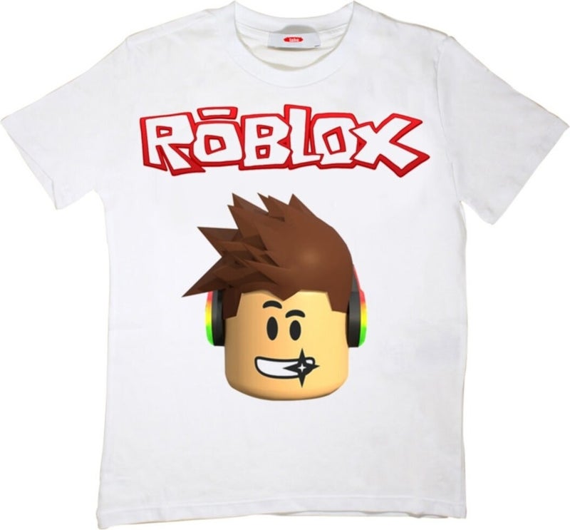 TakeTshirt Roblox Kids T-Shirt White Color Cut - Image 1