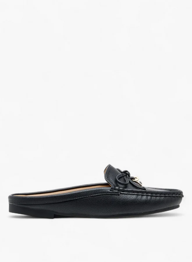 Le Confort Women's Bow Accent Slip-On Mules