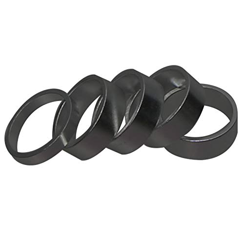 GANOPPER 1 inch Bike Headset Spacer Threadless 1" Steerer Fork Stem Washer 5mm 10mm Black - Image 3