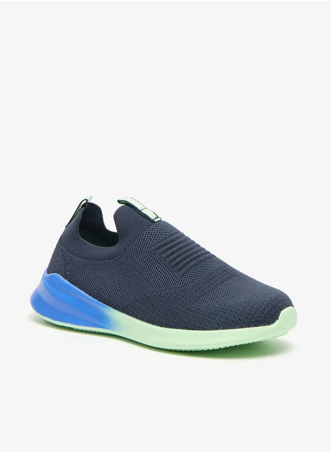 Dash Boys Ombre Textured Slip-On Sports Shoes