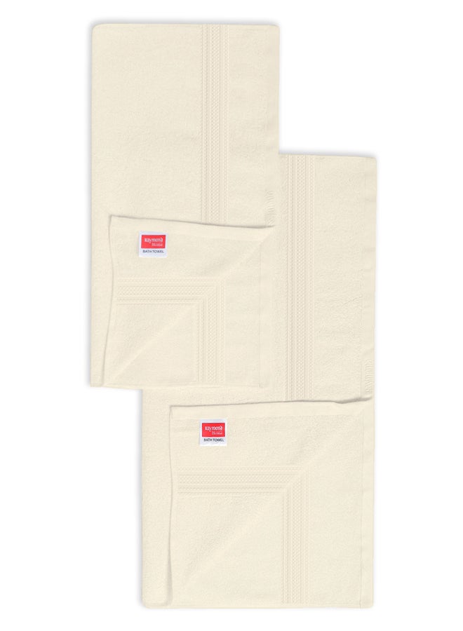 Raymond Raymond Home Towel Gift Sets 450 GSM 2 Bath & 2 Hand Towels Super Soft  Pure Cotton (75 x 150 cm(1)+ 60 x 120 cm(1) + 40 x 60 cm (2)) Towel  - Image 3