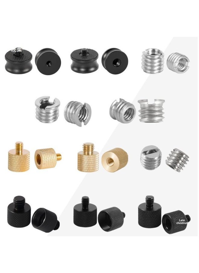 Generic Camera Adapter Screw 5/8 Female 1/4 To 3/8 Conversion Projector Tripod Pan/tilt Quick-fitting Board Photography Accessories-Body Color:LS105  - Image 3