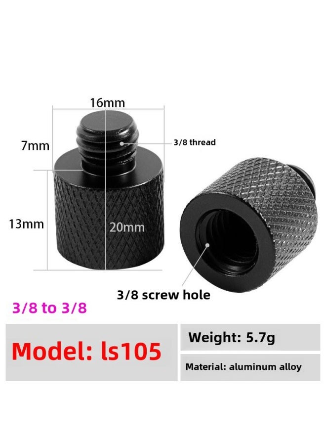 Generic Camera Adapter Screw 5/8 Female 1/4 To 3/8 Conversion Projector Tripod Pan/tilt Quick-fitting Board Photography Accessories-Body Color:LS105  - Image 1