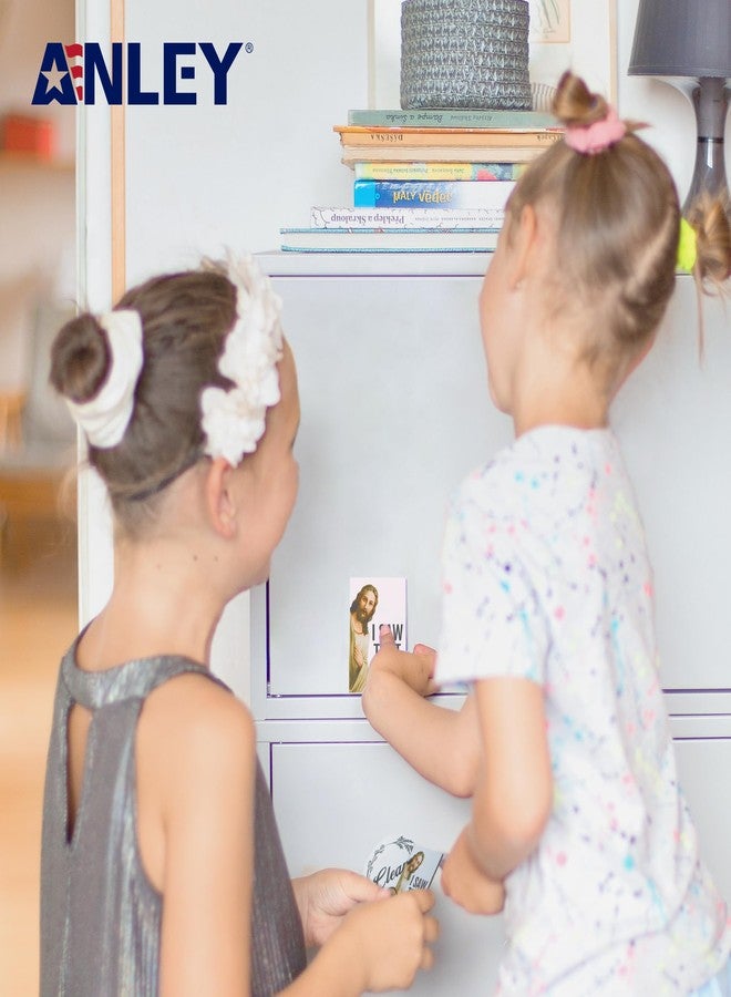 مغناطيس ثلاجة Anley Funny Jesus I Saw That مقاس 2 × 3 بوصة - مغناطيس ثلاجة وسيارة مسيحي فكاهي للمطبخ والمكتب والمنزل، هدايا ملهمة، ديكور ديني، هدية مسيحية مبتكرة (عبوة واحدة) - Image 4