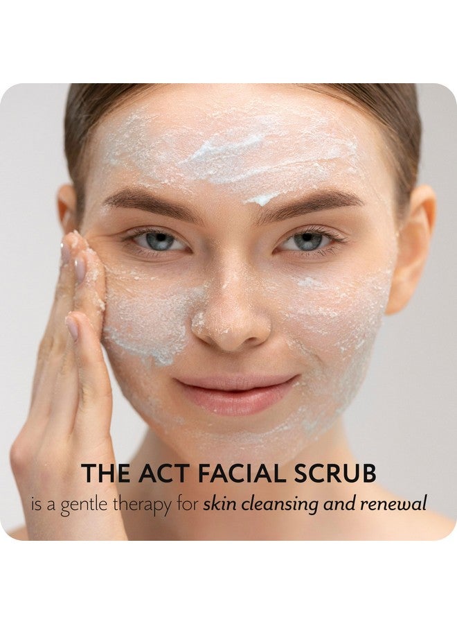 The Act Organic Face Scrub - Exfoliating & Polishing Facial Scrub with Vitamin E & F, Almond & Jojoba Oils for Smooth, Radiant Skin - Gentle Exfoliation & Deep Moisturization for Women & Men 2 Fl Oz - Image 5