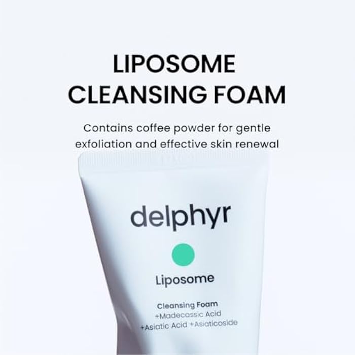 delphyr Liposome Daily Cleansing Foam, Gentle Exfoliation for Sensitive Skin with Centella Asiatica TECA, Deep Pore & Makeup Cleanser, Korean Skincare for Trouble Care (4.05 fl. oz, 120ml) - Image 2
