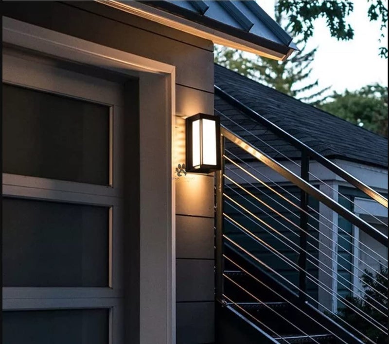 Mufasa 12 Watts Led Gate Pillar Boundary Light Outdoor Bulkhead Waterproof Exterior Wall Fixture Lamp 11 Inches (Warm White) (Full Frame)(Aluminium) - Image 3