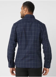 Mango Man Checked Regular Fit Shirt  - Image 2