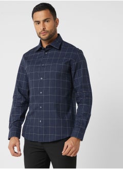 Mango Man Checked Regular Fit Shirt  - Image 1