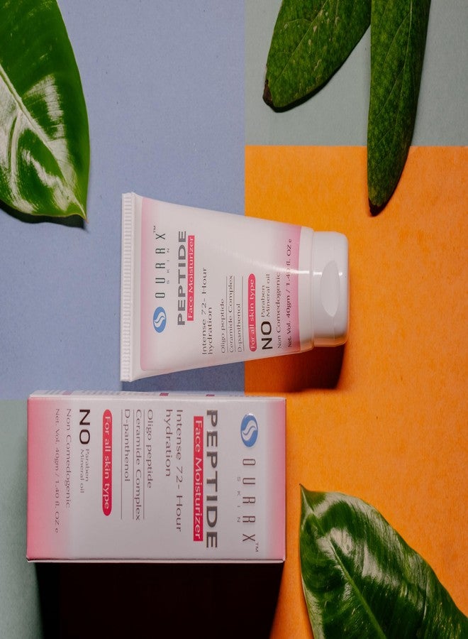 Ourrx Skin مرطب الوجه من أوركس سكين، مركب الببتيد والسيراميد والكولاجين، مناسب لجميع أنواع البشرة - 40 جم - Image 4