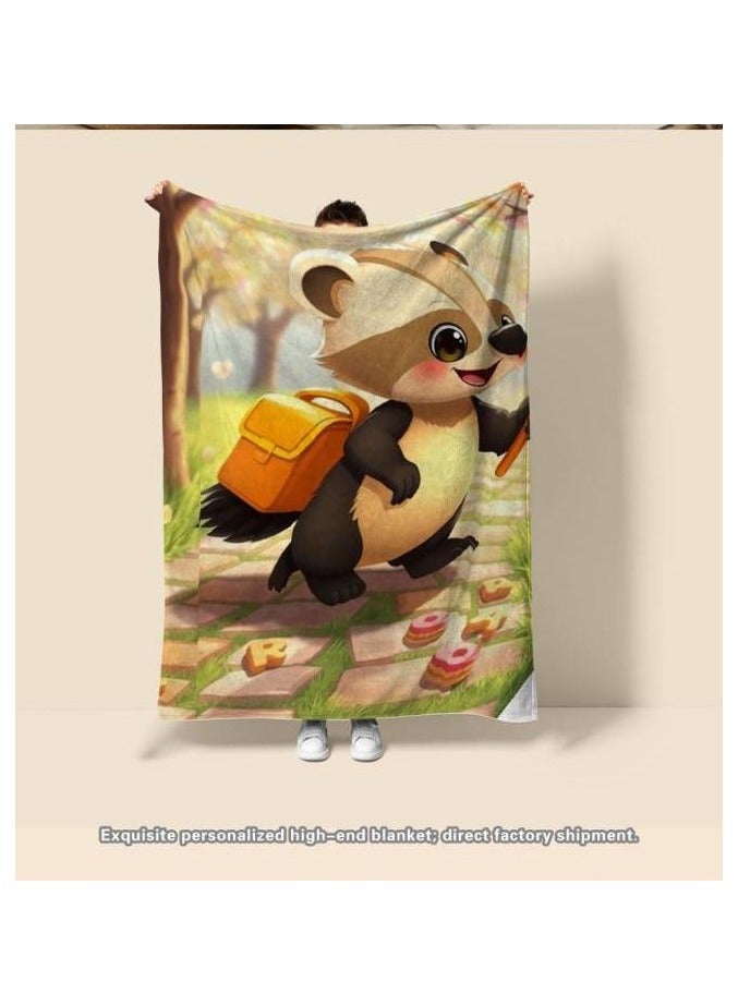 general Children's or student cartoon flannel thin blanket (warm and comfortable, suitable for sleep, games) 100cm*150cm - 6 - Image 4