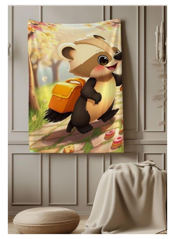 general Children's or student cartoon flannel thin blanket (warm and comfortable, suitable for sleep, games) 100cm*150cm - 6 - Image 5