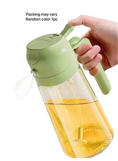 2-in-1 oil sprayer suitable for multi-purpose air fryers, leak-proof design - random color, 1 piece