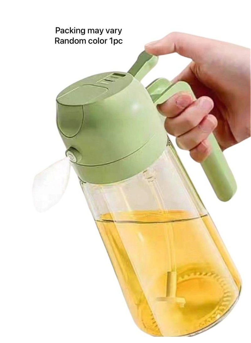 2-in-1 oil sprayer suitable for multi-purpose air fryers, leak-proof design - random color, 1 piece - Image 1