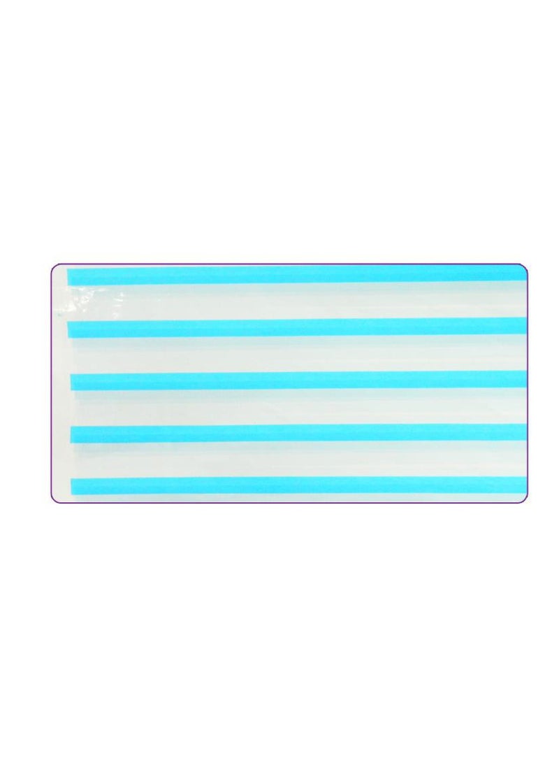 PARTY FUN Blue and White Table Cover Ideal for Birthday, Wedding, Anniversary, and Special Occasions  - Image 1